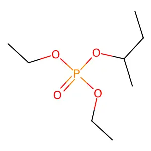 丁-2-基二乙基磷酸酯 structure