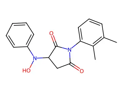 1-(2,3-Dimethylphenyl)-3-(N-phenylhydroxyamino)pyrrolidine-2,5-dione structure