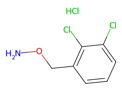 1-[(Ammoniooxy)methyl]-2,3-dichlorobenzene chloride structure