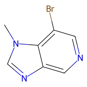7-bromo-1-methyl-1H-imidazo[4,5-c]pyridine structure