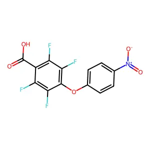 2,3,5,6-四氟-4-(4-硝基苯氧基)苯甲酸 structure