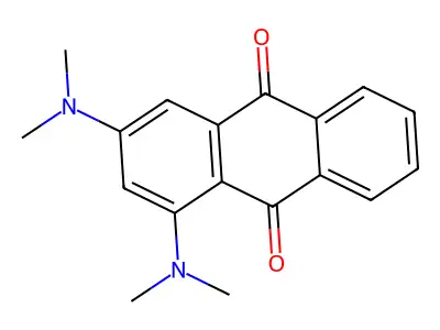 1,3-Bis(dimethylamino)anthracene-9,10-dione structure