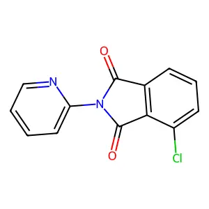 4-chloro-2-(2-pyridinyl)-1H-isoindole-1,3(2H)-dione structure