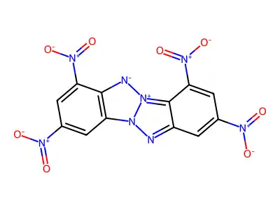 2,4,7,9-Tetranitro-5,6-dihydrobenzotriazolo[2,1-a]benzotriazole structure