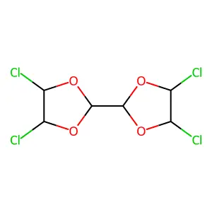 2,2'-Bi-1,3-dioxolane, 4,4',5,5'-tetrachloro- structure