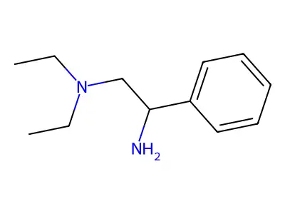 (2-Amino-2-phenylethyl)diethylamine structure