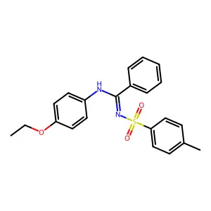 N-(4-ethoxyphenyl)-N'-tosylbenzimidamide structure