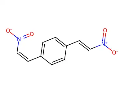 Benzene, p-bis(2-nitrovinyl)- structure
