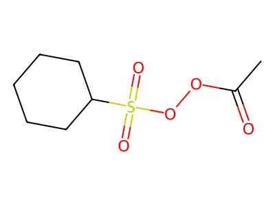 Acetyl cyclohexylsulfonyl peroxide structure
