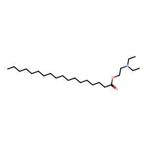 Diethylaminoethyl stearate structure