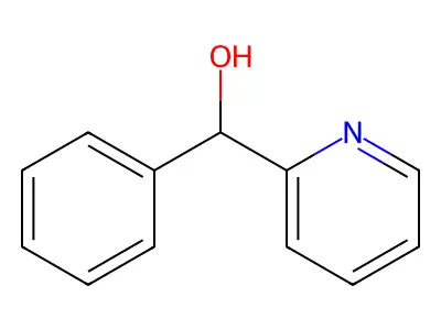Phenyl(pyridin-2-yl)methanol structure