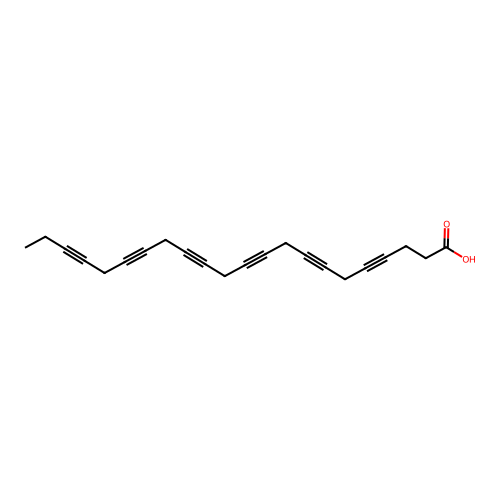 4,7,10,13,16,19-Docosahexaynoic acid structure