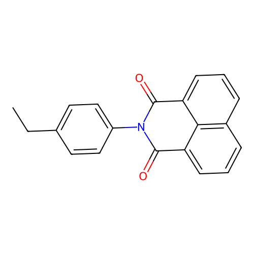 2-(4-ethylphenyl)-1H-benzo[de]isoquinoline-1,3(2H)-dione structure