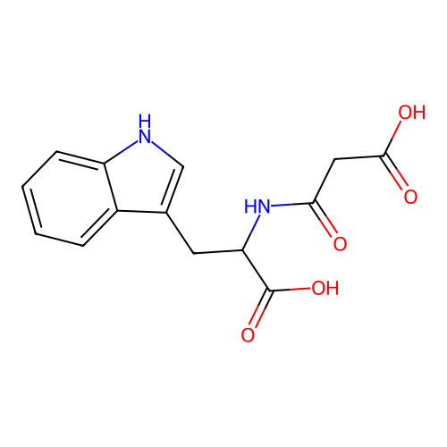 N-Malonyltryptophan structure