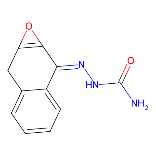 1,2-Naphthoquinone 2-semicarbazone structure