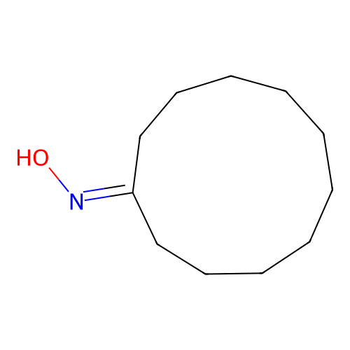 Cycloundecanone, oxime structure