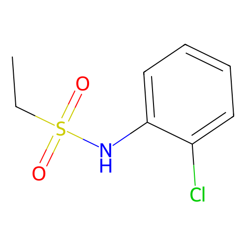 N-(2-chlorophenyl)ethanesulfonamide structure