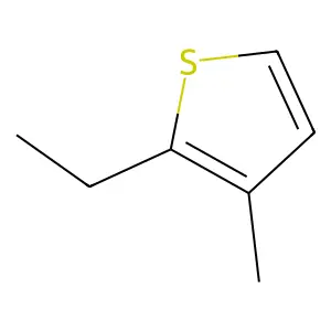 2-Ethyl-3-methylthiophene structure