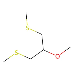 1,3-Bis(methylthio)-2-methoxypropane structure