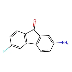 2-Amino-6-fluorofluoren-9-one structure