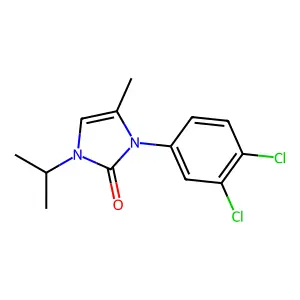 4-Imidazolin-2-one, 3-(3,4-dichlorophenyl)-1-isopropyl-4-methyl- structure