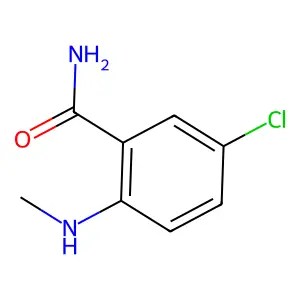 5-氯-2-(甲氨基)苯甲酰胺 structure
