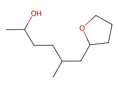 5-Methyl-6-(oxolan-2-yl)hexan-2-ol structure