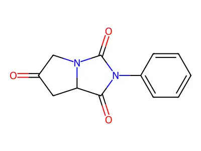 2-phenyldihydro-1H-pyrrolo[1,2-c]imidazole-1,3,6(2H,5H)-trione structure