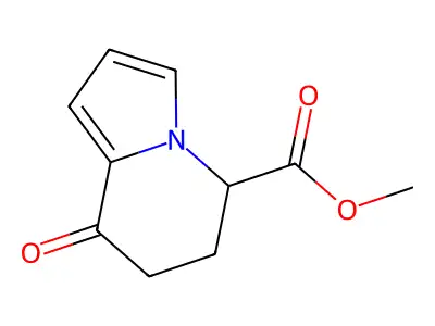 methyl 8-oxo-6,7-dihydro-5H-indolizine-5-carboxylate structure