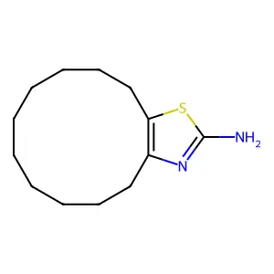 4,5,6,7,8,9,10,11,12,13-Decahydrocyclododeca[d][1,3]thiazol-2-amine structure