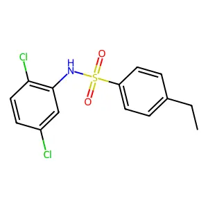 N-(2,5-dichlorophenyl)-4-ethylbenzenesulfonamide structure