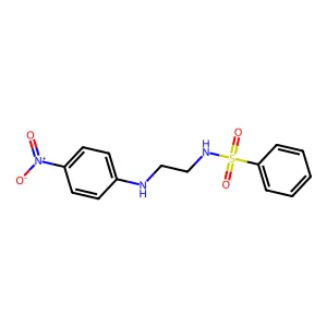N-[2-(4-硝基苯胺基)乙基]苯磺酰胺 structure