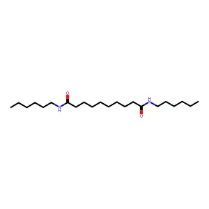 N,N'-Di-n-hexylsebacamide structure