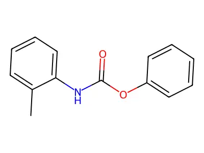 Phenyl N-(2-methylphenyl)carbamate structure
