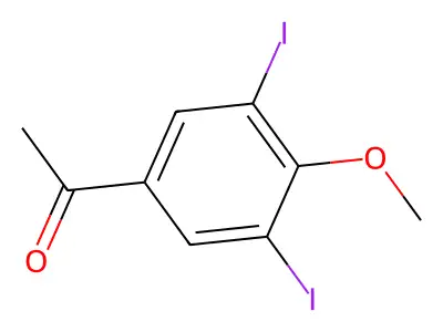 1-(3,5-Diiodo-4-methoxyphenyl)ethanone structure