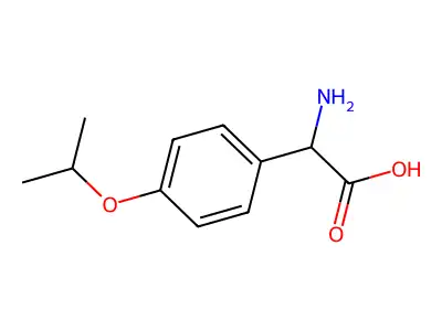 2-Amino-2-(4-isopropoxyphenyl)acetic acid structure