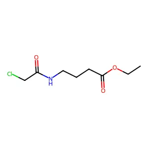 Ethyl 4-(2-chloroacetamido)butanoate structure