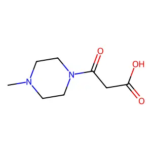 3-(4-Methylpiperazin-1-yl)-3-oxopropanoic acid structure