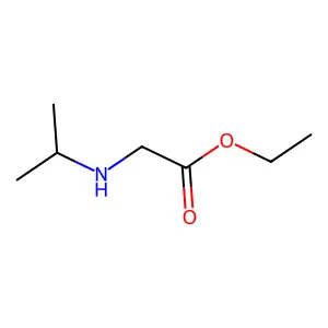 Ethyl 2-((propan-2-yl)amino)acetate structure