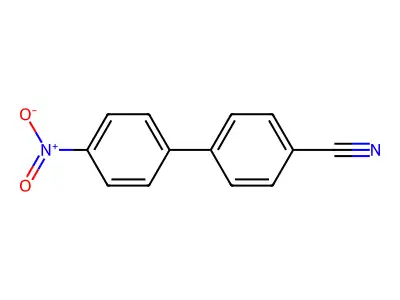 4-Cyano-4'-nitrodiphenyl structure