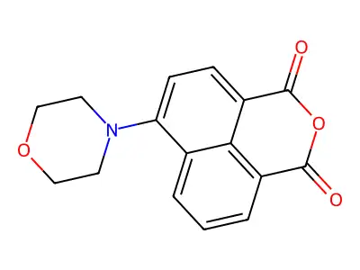 6-morpholino-1H,3H-benzo[de]isochromene-1,3-dione structure