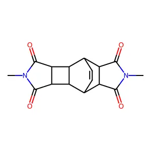 2,6-dimethyl-octahydro-4,8-etheno-pyrrolo[3',4':3,4]cyclobut structure
