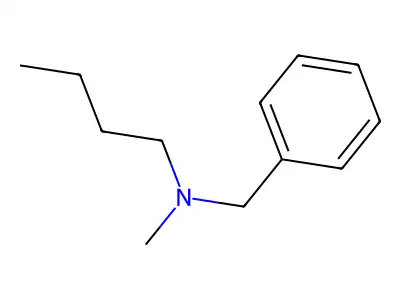 N-benzyl-N-methylbutan-1-amine structure