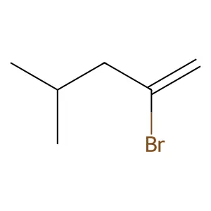 2-Bromo-4-methylpent-1-ene structure