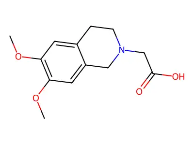 (6,7-Dimethoxy-3,4-dihydro-1H-isoquinolin-2-yl)-acetic acid structure