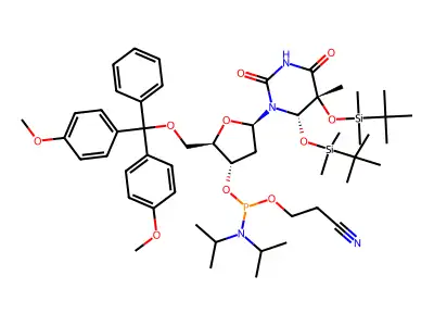 Triacontan-15-ol structure