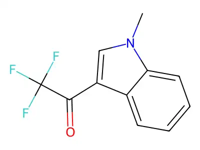1-Methyl-3-(trifluoroacetyl)-1H-indole structure