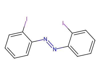 Diazene, bis(2-iodophenyl)- structure