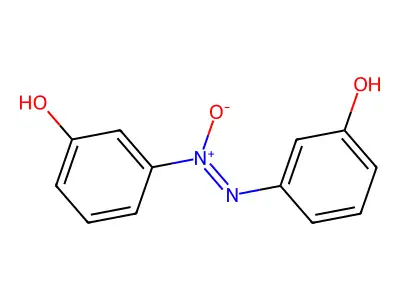 3,3'-Dihydroxyazoxybenzene structure
