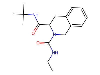 N~3~-(tert-butyl)-N~2~-ethyl-3,4-dihydro-2,3(1H)-isoquinolinedicarboxamide structure